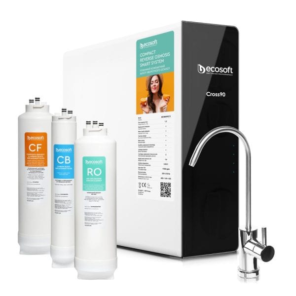 Ecosoft CROSS 90 tiesioginio srauto atvirkštinio osmoso filtras — изображение 4