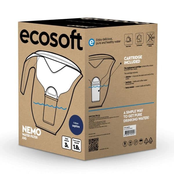 Ecosoft NEMO Sapphire vandens filtravimo ąsotis — изображение 8