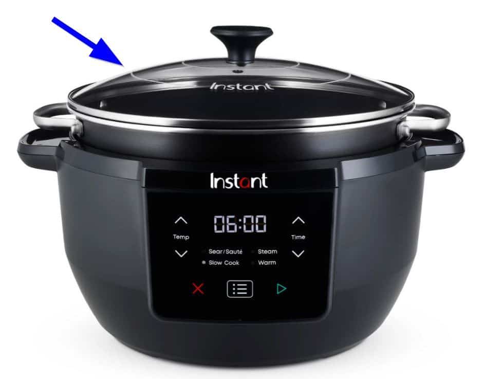 Instant Pot 7,1 L stiklinis dangtis (lėtam virimui) — изображение 2