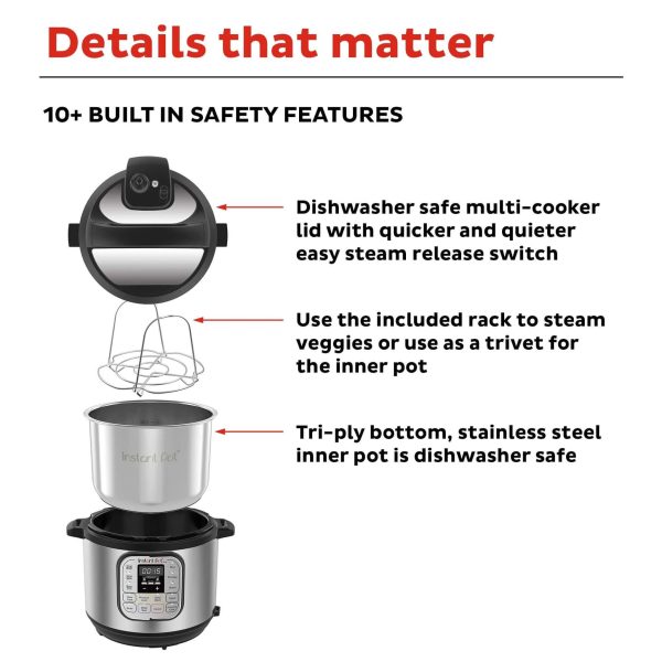 Instant Pot® Duo™ - Daugiafunkcinis puodas (3L) 7-in-1 — изображение 4