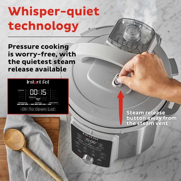 Instant Pot® Duo™ Plus daugiafunkcinė slėginė viryklė su tylaus garo išleidimo funkcija (5,7L) 9-in-1 — изображение 3