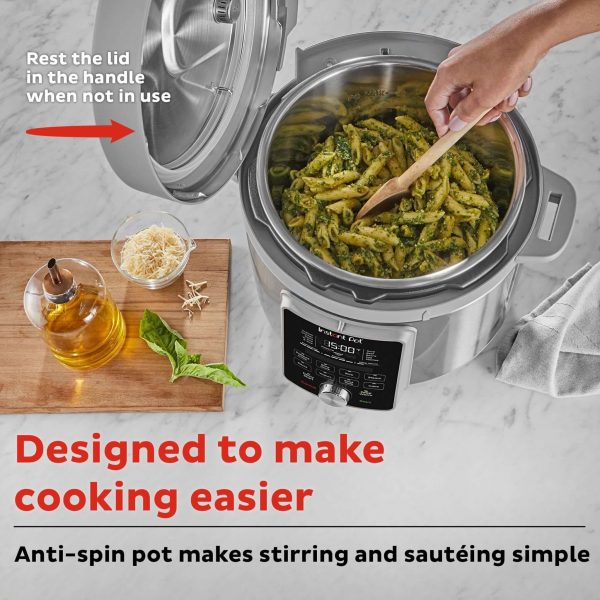 Instant Pot® Duo™ Plus daugiafunkcinė slėginė viryklė su tylaus garo išleidimo funkcija (5,7L) 9-in-1 — изображение 4