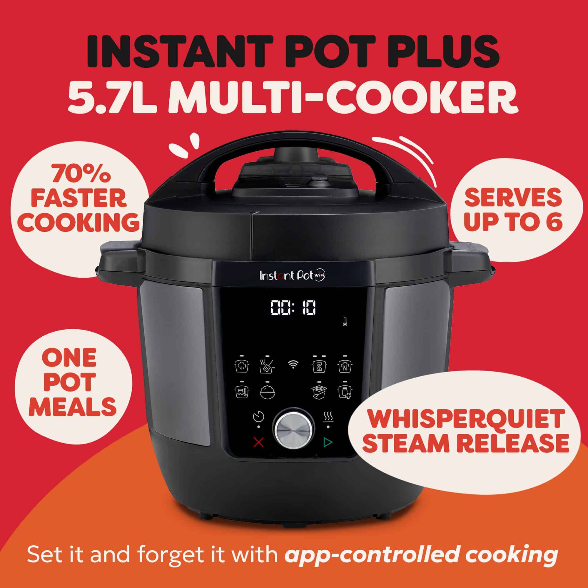 Instant Pot Plus 5,7L (Plus 6) daugiafunkcinė viryklė — изображение 4