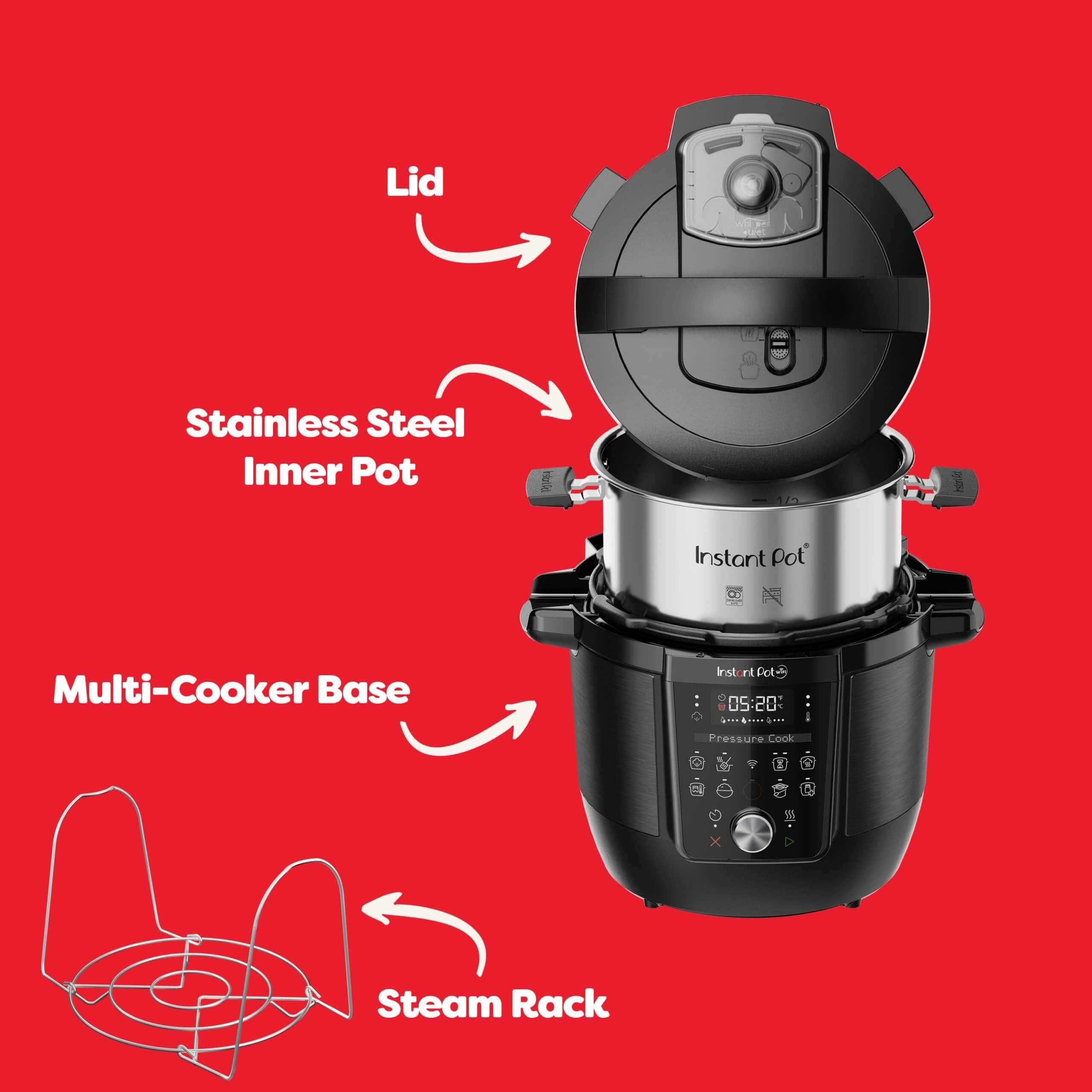 Instant Pot Plus 5,7L (Plus 6) daugiafunkcinė viryklė — изображение 5