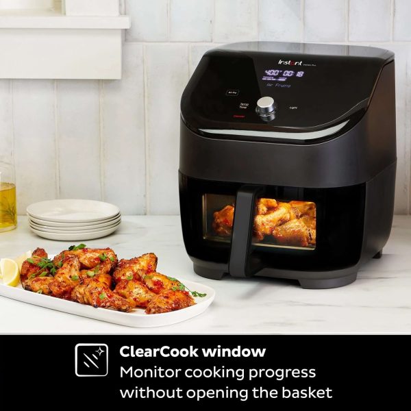 Instant Vortex® Plus nerūdijančio plieno oro gruzdintuvė su ClearCook (5,7L) 6-in-1 — изображение 3