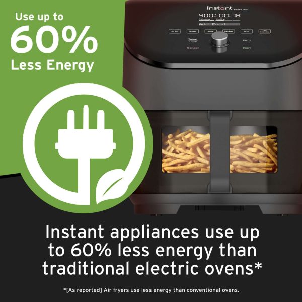 Instant Vortex® Plus nerūdijančio plieno oro gruzdintuvė su ClearCook (5,7L) 6-in-1 — изображение 7