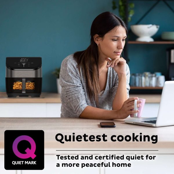 Instant Vortex® Plus nerūdijančio plieno oro gruzdintuvė su ClearCook (5,7L) 6-in-1 — изображение 8