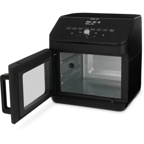 High-quality countertop food dehydrator with digital controls and transparent door for easy monitoring, perfect for making healthy snacks, dried fruits, and herbs.