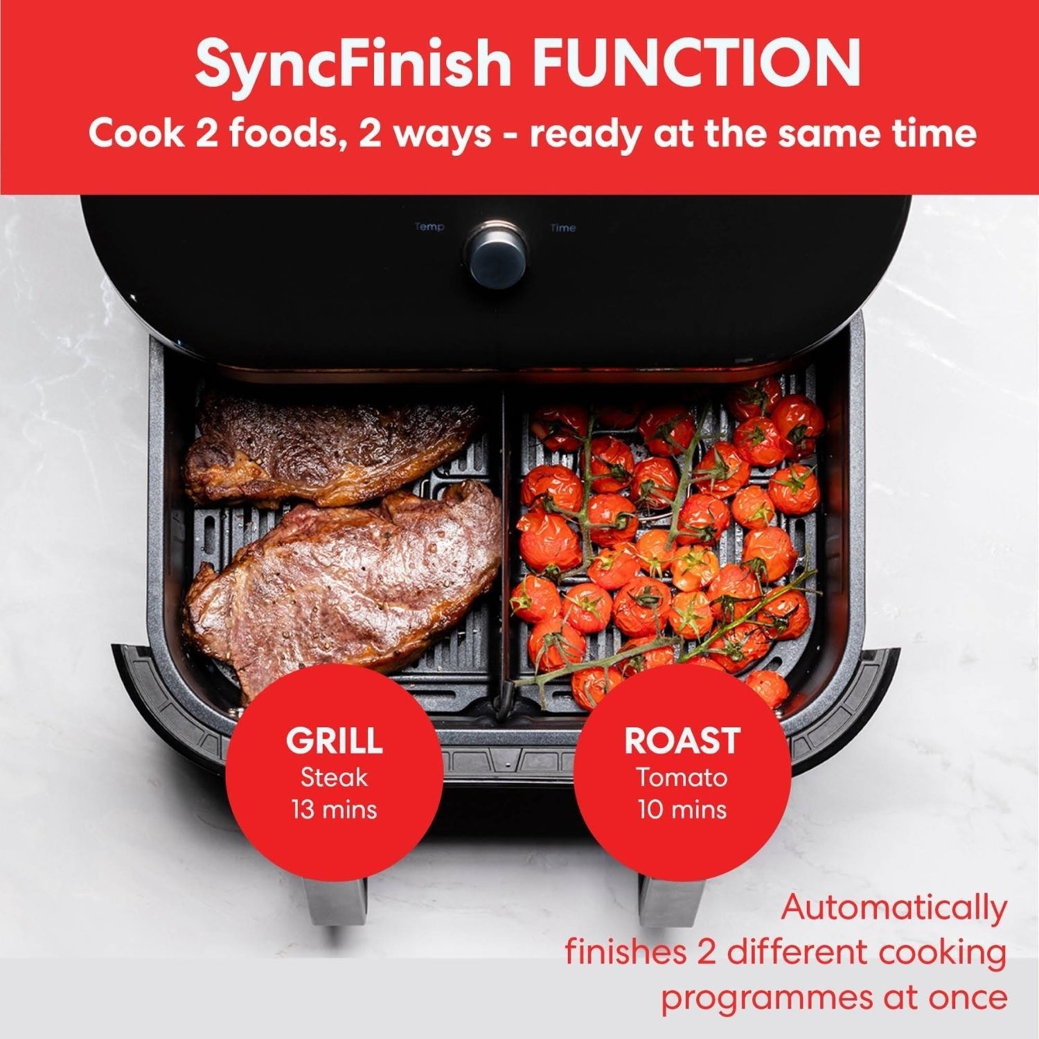 Instant Vortex Plus VersaZone 8.5L oro gruzdintuvė su ClearCook – nerūdijantis plienas — изображение 3