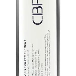 High-quality CBA composite filter element for water purification, compatible with FilterPlace systems, ensuring clean, safe drinking water.