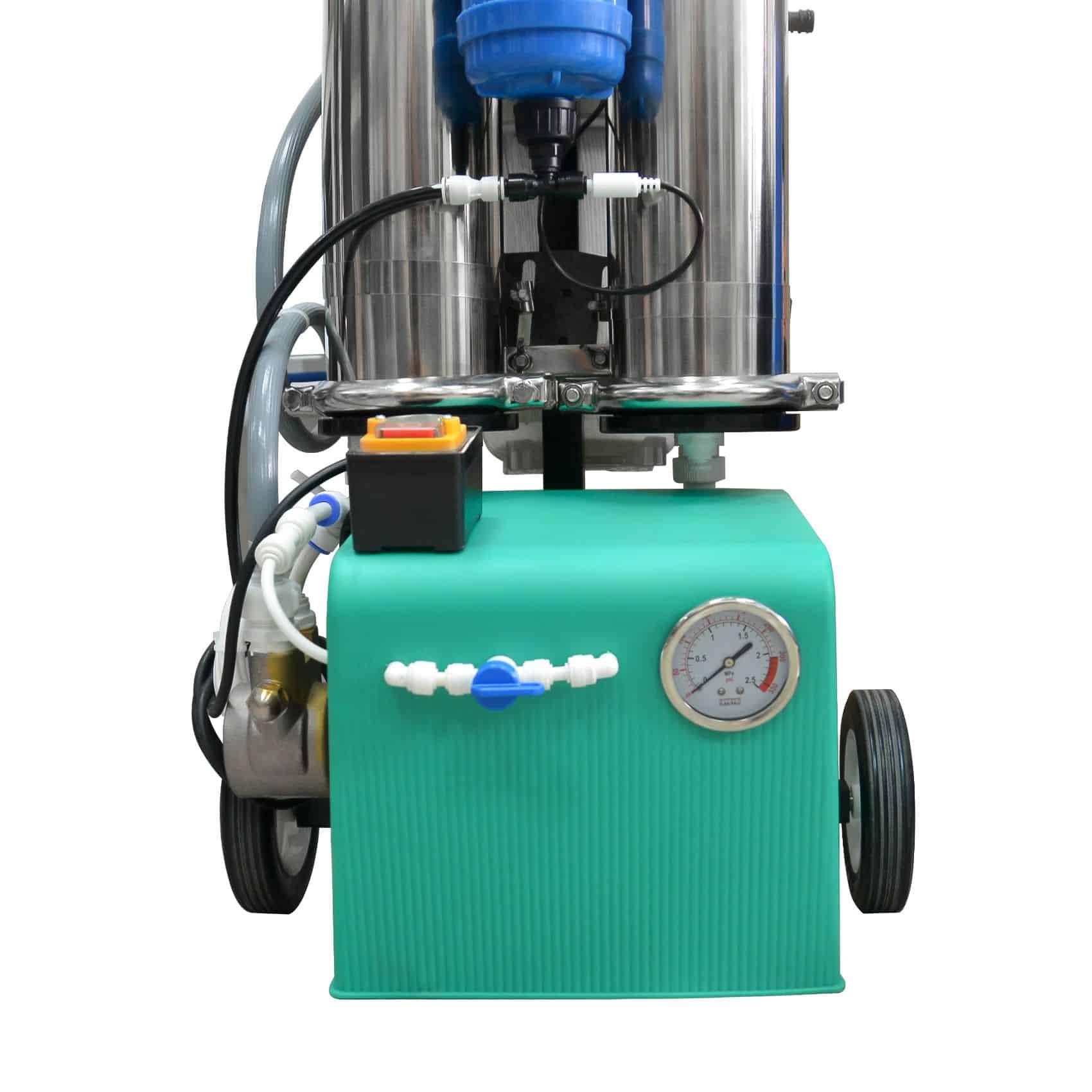 Mobili nerūdijančio plieno dejonizuoto vandens filtravimo sistema su RO membranomis — изображение 5