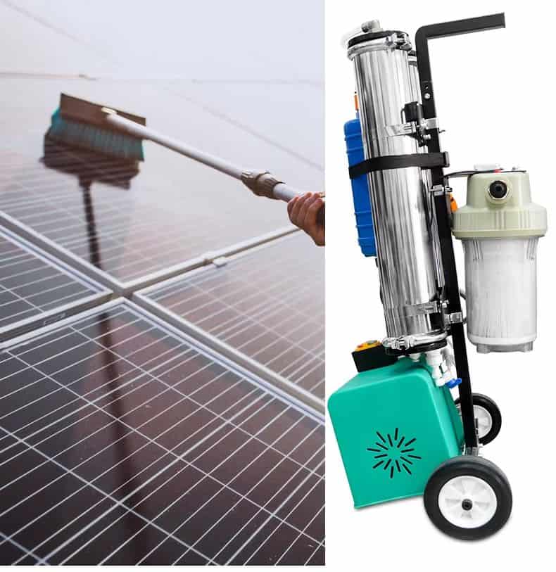 Mobili nerūdijančio plieno dejonizuoto vandens filtravimo sistema su RO membranomis — изображение 7