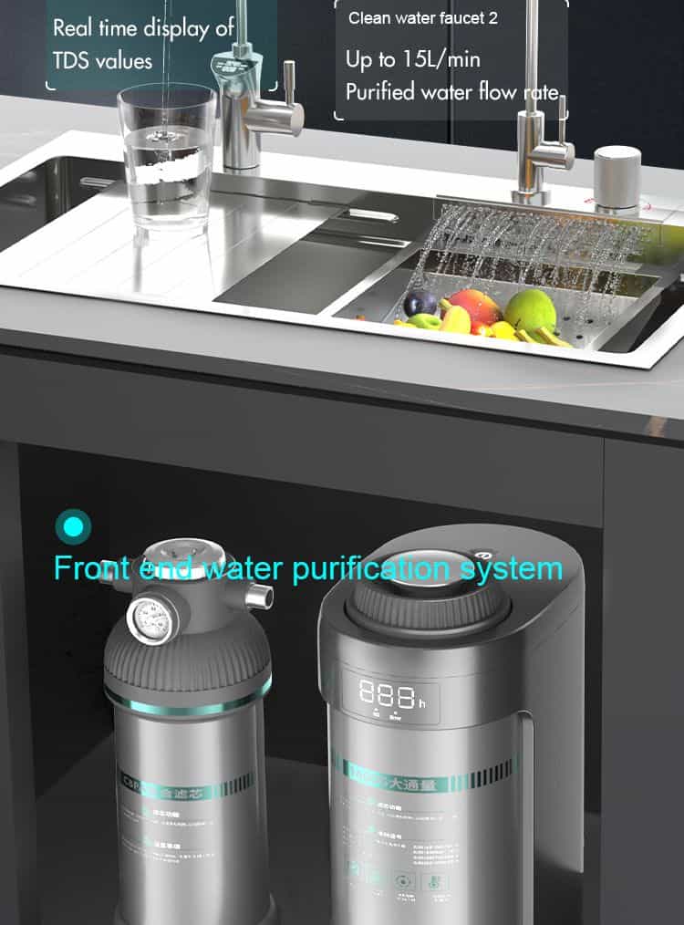 Profesionali atvirkštinio osmoso sistema - A12 Pro 1200GPD (3 litrai per minutę) — изображение 6