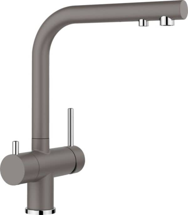 High-quality stainless steel kitchen faucet with modern design, single-handle control, and durable construction for stylish and functional kitchen use.