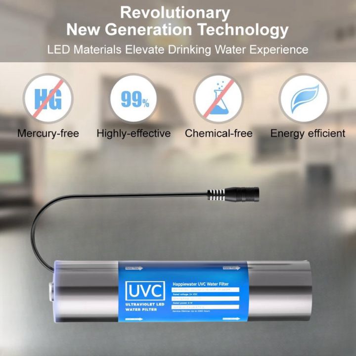 UVC LED vandens filtras su ES maitinimo šaltiniu — изображение 2