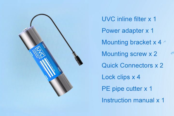 UVC LED vandens filtras su ES maitinimo šaltiniu — изображение 3